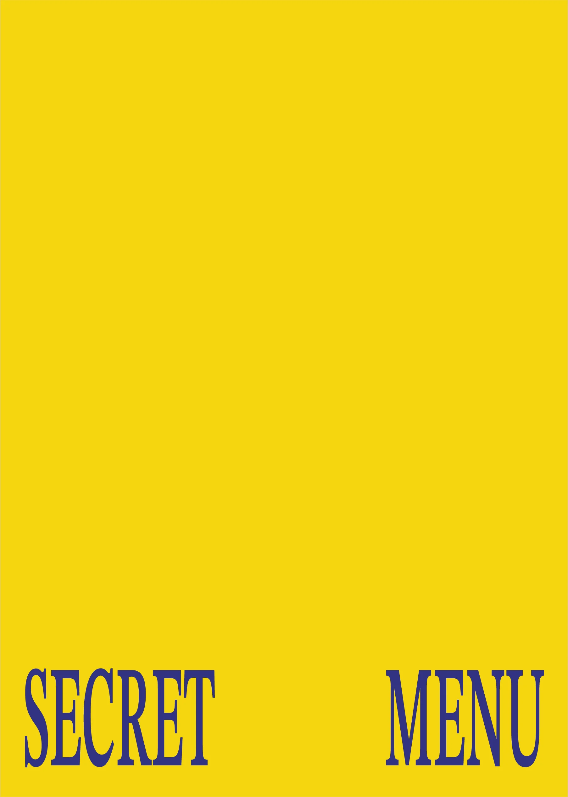Secret Menu Logo