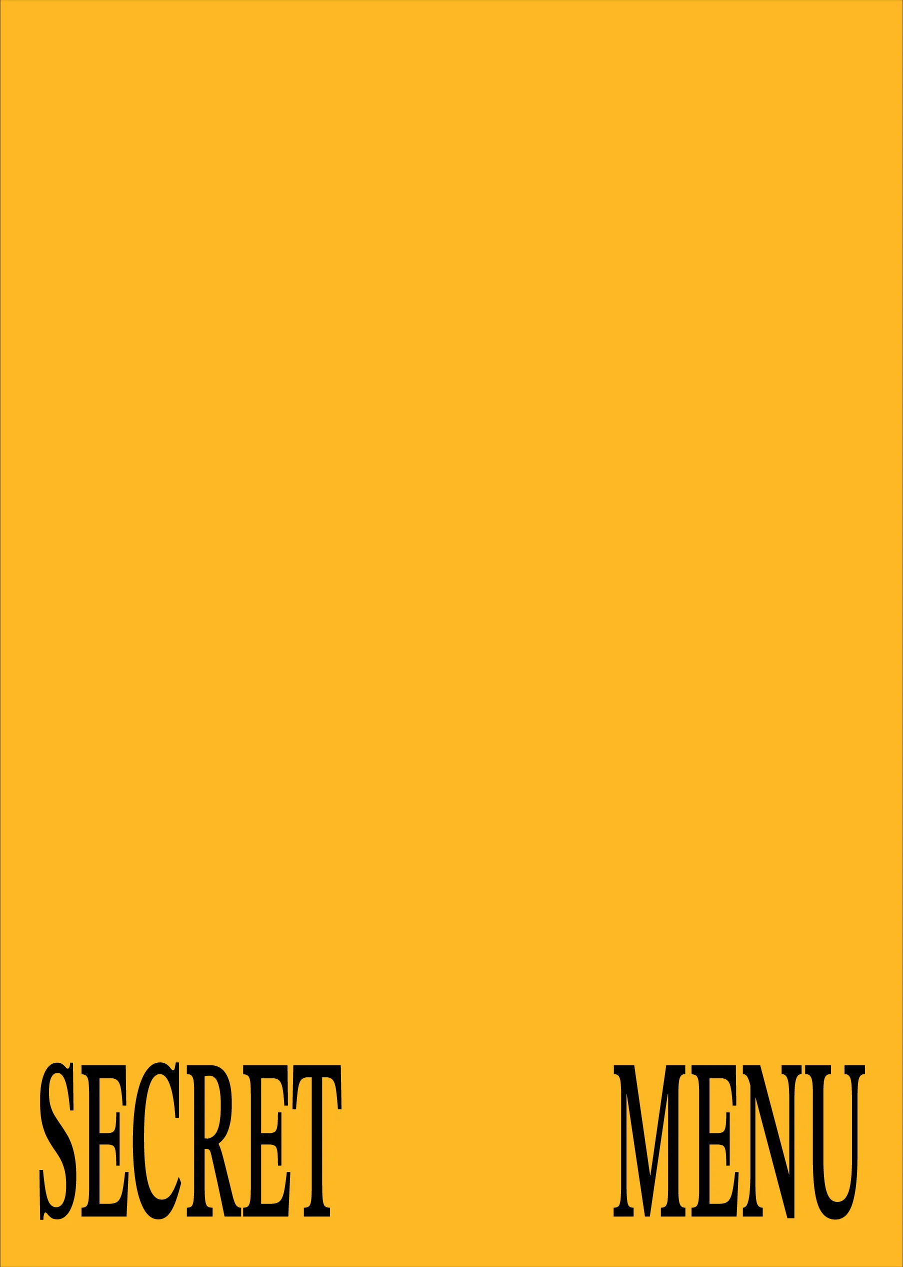 Secret Menu Logo