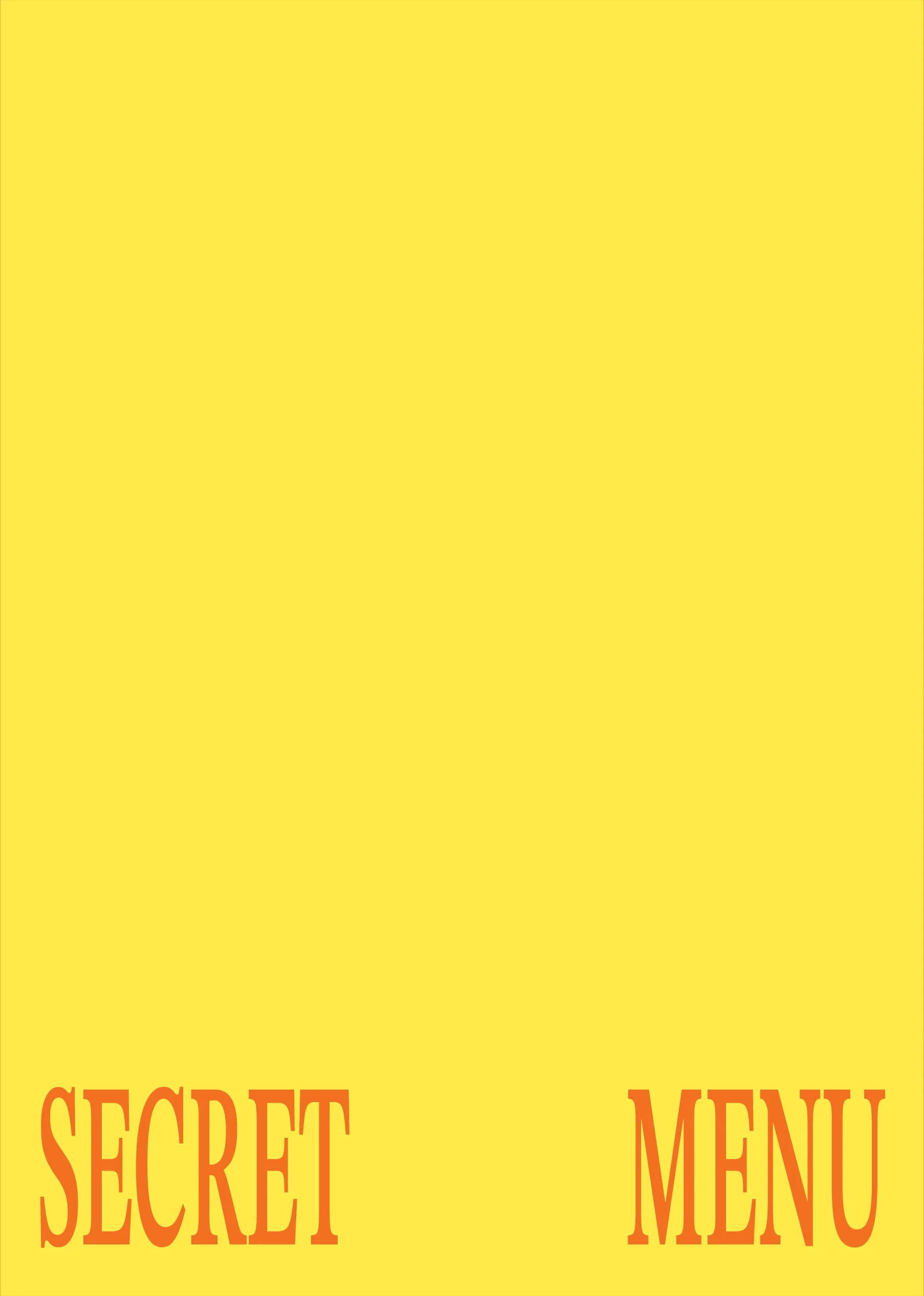 Secret Menu Logo