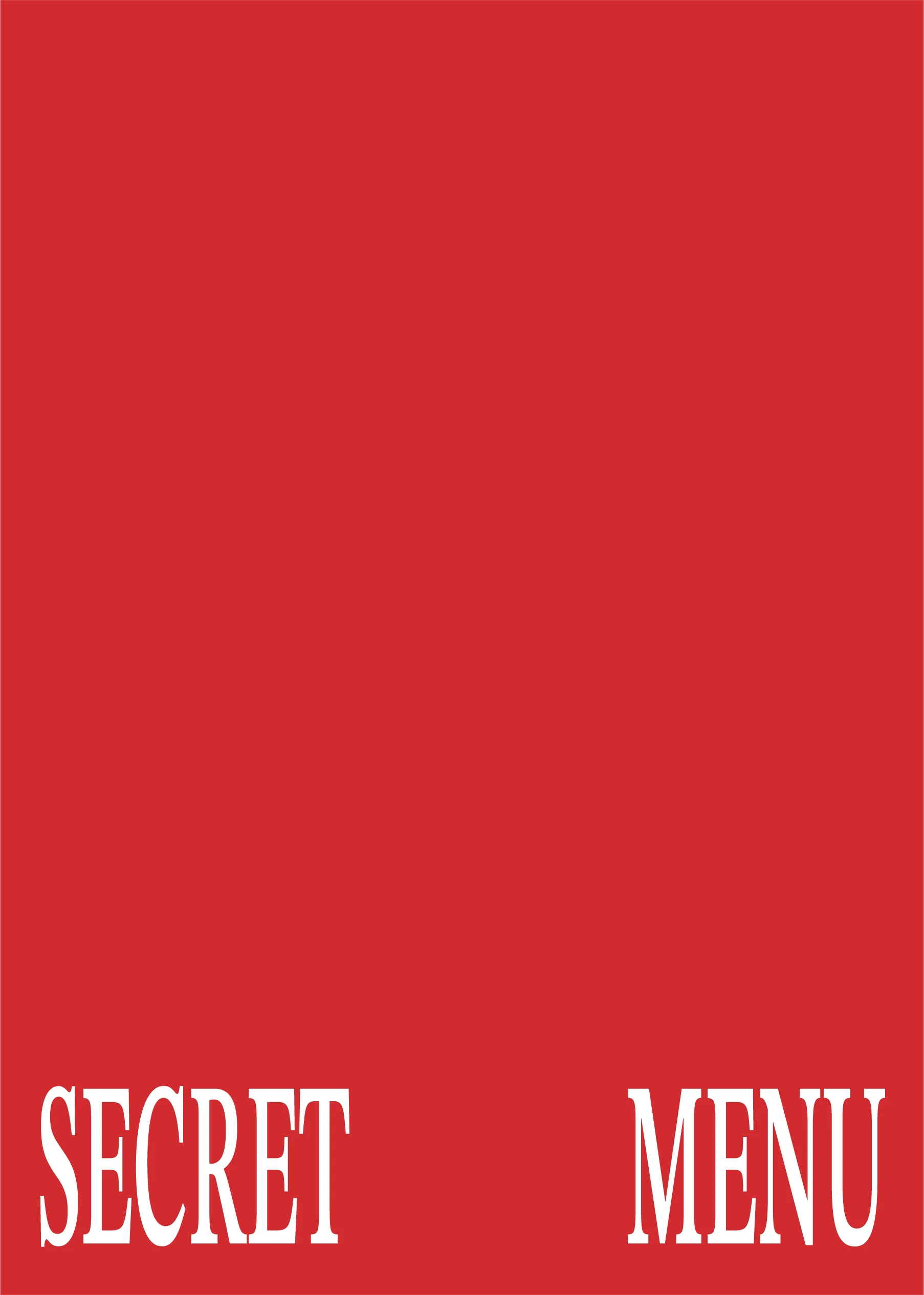 Secret Menu Logo