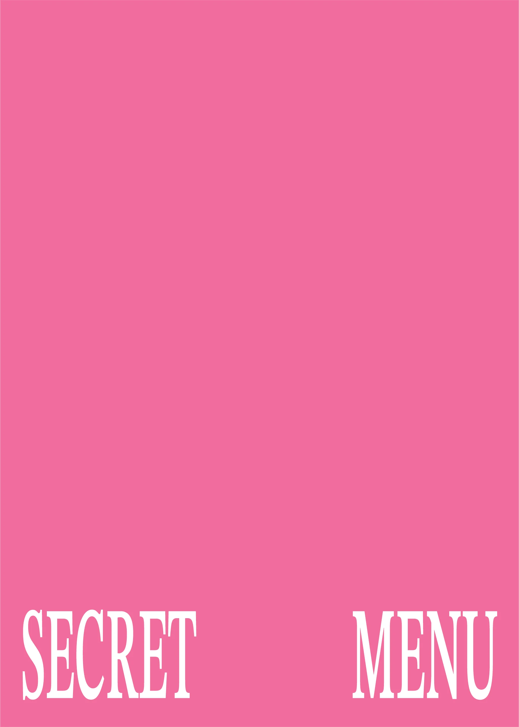Secret Menu Logo