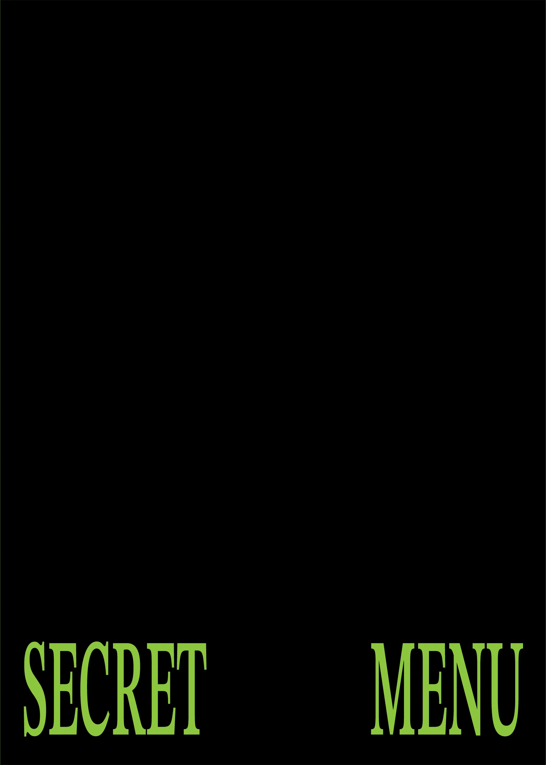 Secret Menu Logo