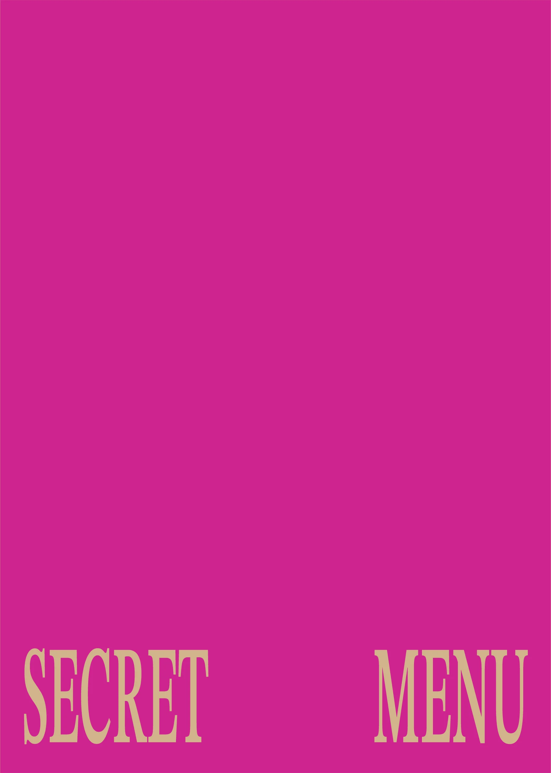 Secret Menu Logo